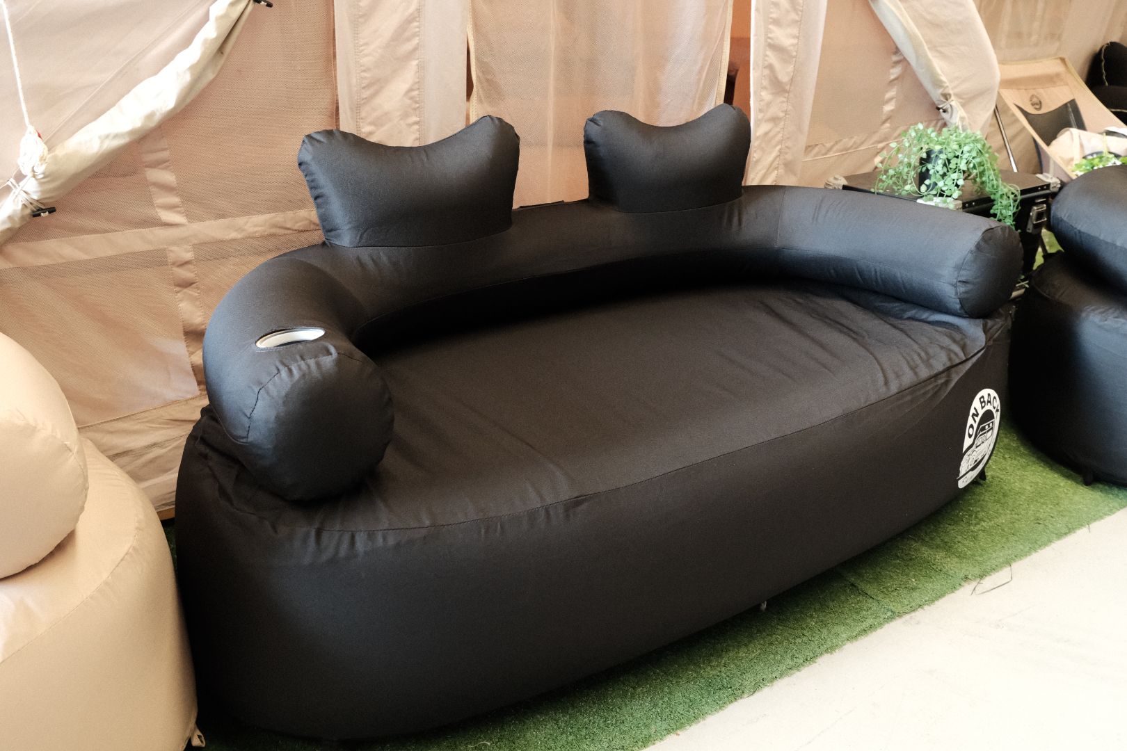 OBC Inflatable Double Sofa (Black) – On Back Campers