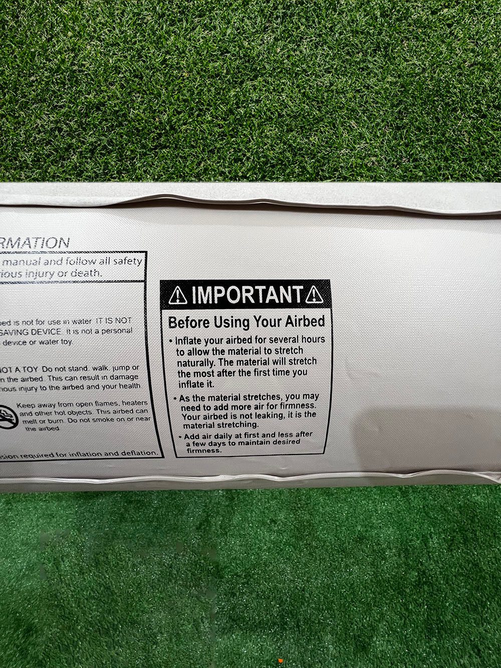OBC  Inflatable queen mattress