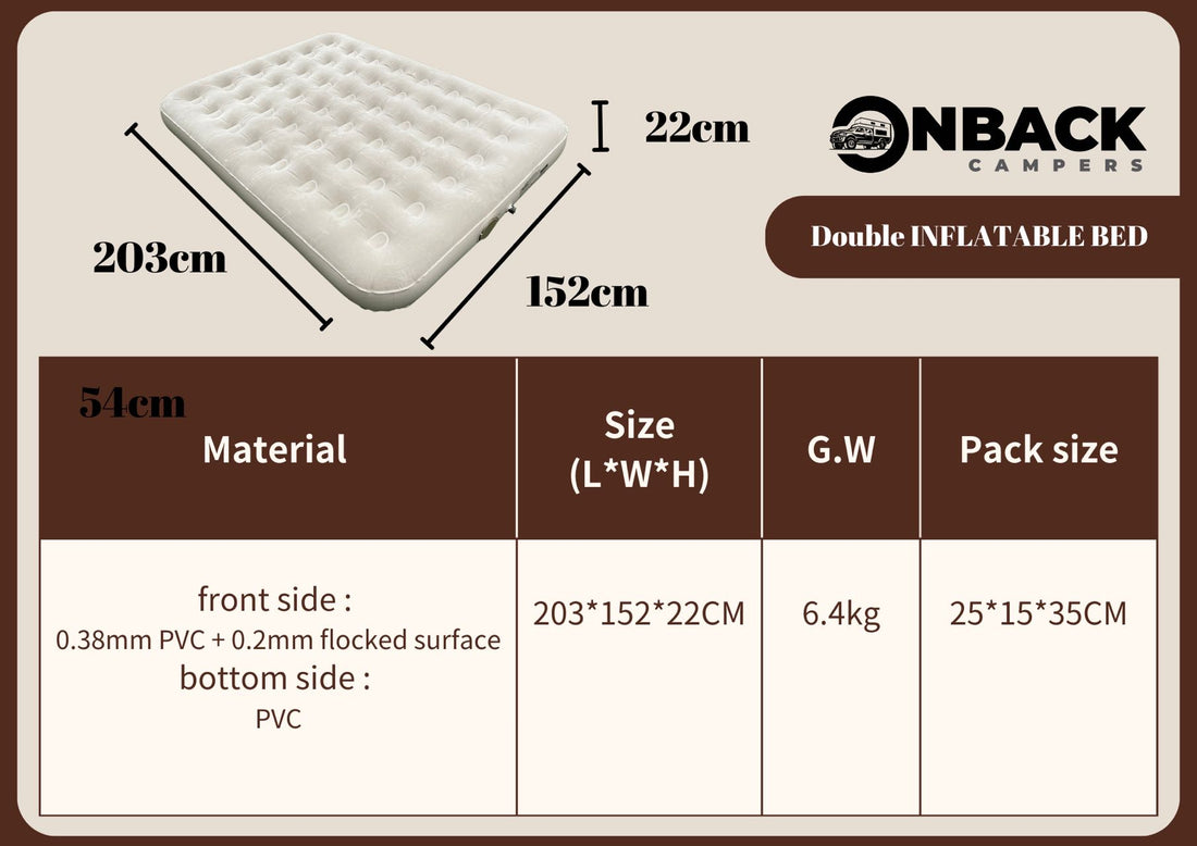OBC  Inflatable double mattress