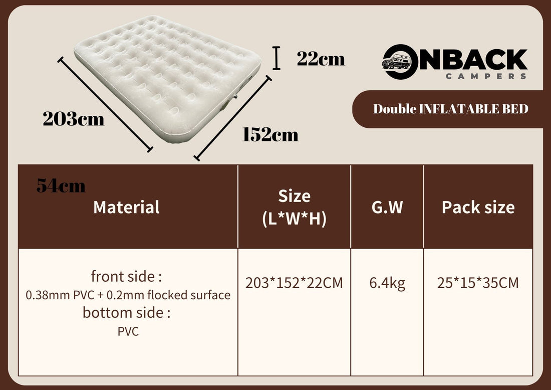 Rent of OBC  Inflatable double mattress