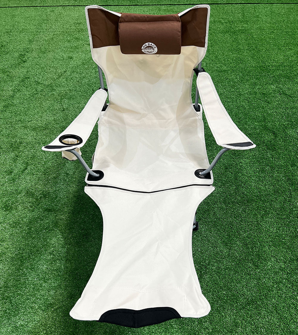 OBC  Folding Camping Chair with Footrest
